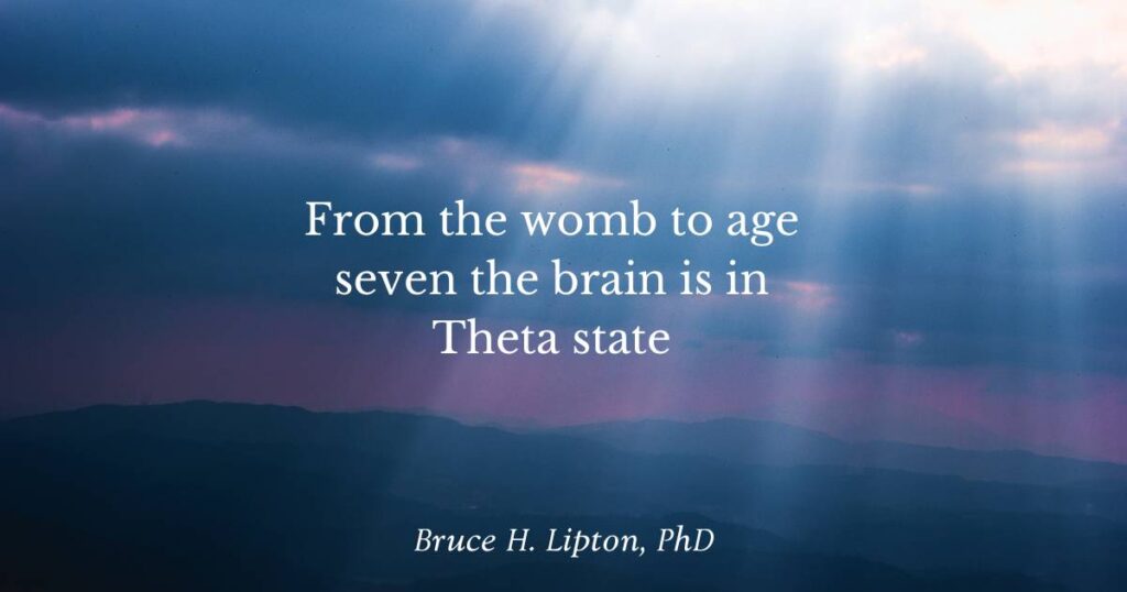 Fra livmor til alder syv er hjernen i Theta-tilstand -Bruce Lipton PhD